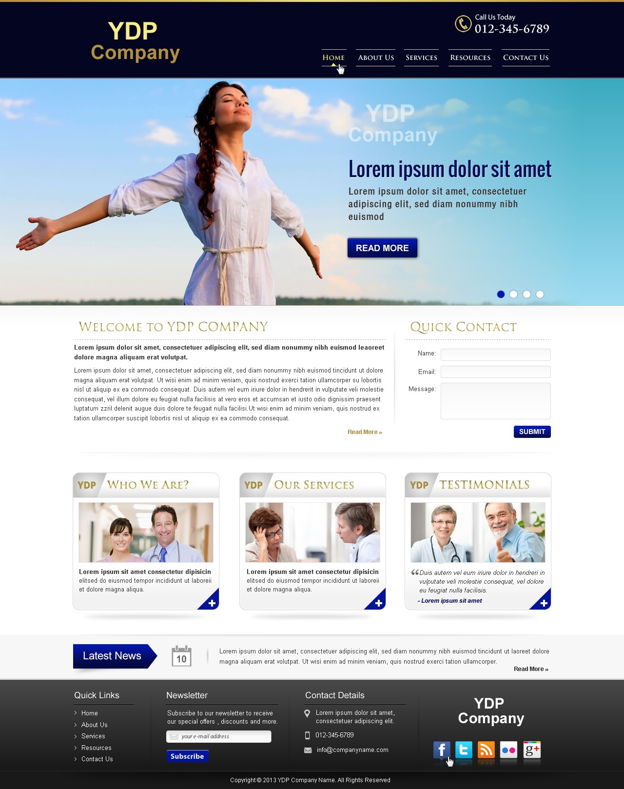 Web page design (CMS)